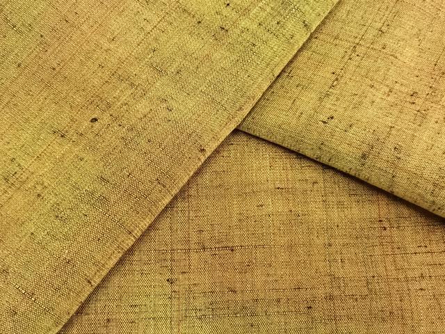 平和屋着物▽上質な紬　単衣　霞文　正絹　逸品　AAAV8398fy