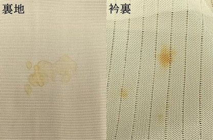 平和屋着物▽小紋 無双 紗袷 紗×絽 手描き 草花文 正絹 逸品 AAAV8399fy