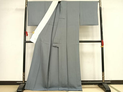 平和屋着物▽江戸小紋 単衣 鮫小紋柄 正絹 逸品 AAAV8403fy