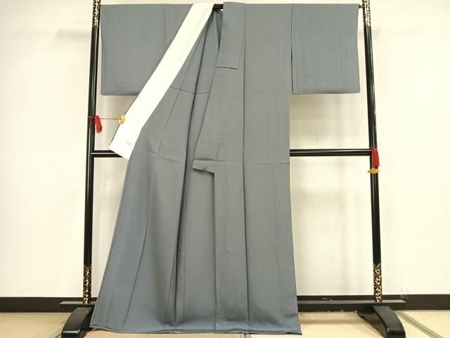 平和屋着物▽江戸小紋 単衣 鮫小紋柄 正絹 逸品 AAAV8403fy