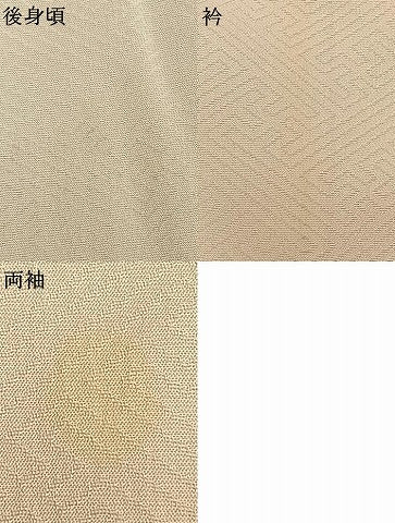 平和屋着物▽訪問着　単衣　道長文　金彩　正絹　逸品　AAAV8404fy