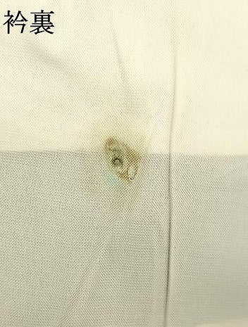 平和屋着物▽上質な紬 単衣 縞 正絹 逸品 AAAV8408fy