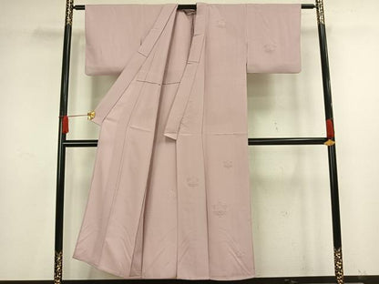 平和屋着物▽訪問着 単衣 総刺繍 中国三大刺繍 相良刺繍 草花文 正絹 逸品 AAAV8409fy