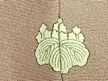 平和屋着物▽訪問着 単衣 総刺繍 中国三大刺繍 相良刺繍 草花文 正絹 逸品 AAAV8409fy