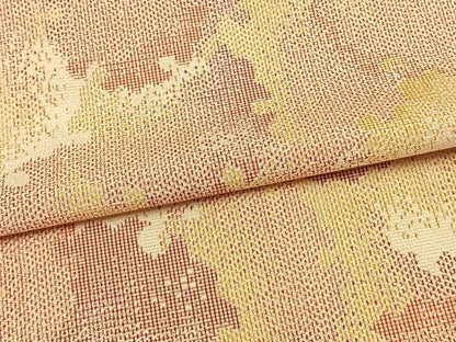 平和屋着物▽お召 単衣 雪輪文 正絹 逸品 AAAV8428fy