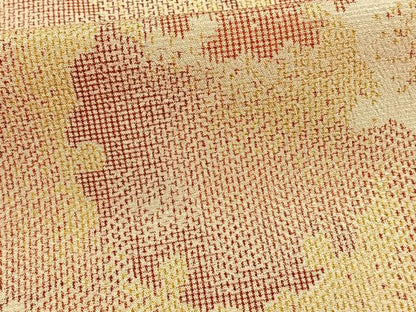 平和屋着物▽お召 単衣 雪輪文 正絹 逸品 AAAV8428fy