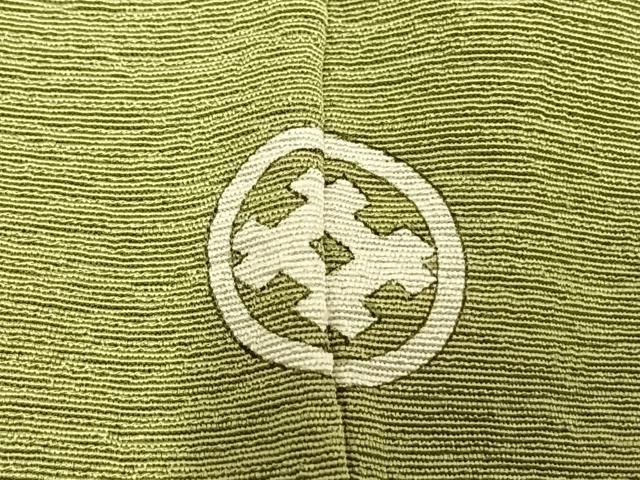 平和屋着物▽上質な色無地 単衣 苗色 正絹 逸品 未使用 AAAV8429fy