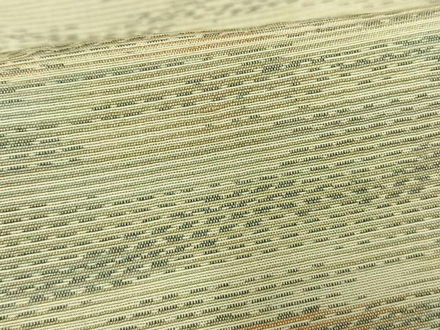 平和屋着物▽上質な紬　単衣　霞文　正絹　逸品　AAAV8433fy