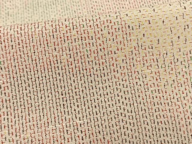 平和屋着物▽上質な紬　単衣　霞文　正絹　逸品　AAAV8440fy