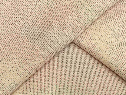 平和屋着物▽上質な紬　単衣　霞文　正絹　逸品　AAAV8440fy
