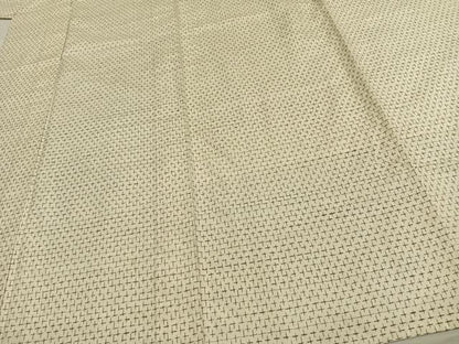 平和屋着物▽上質な紬　単衣　十字絣　正絹　逸品　AAAV8441fy