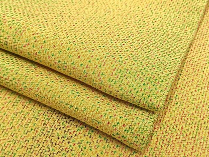 平和屋着物▽お召 単衣 霞文 正絹 逸品 AAAV8442fy