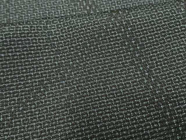 平和屋着物▽本塩沢 単衣 110亀甲 幾何学文様 正絹 逸品 AAAV8451fy