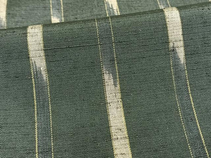平和屋着物▽上質な紬 単衣 縞 正絹 逸品 AAAV8454fy