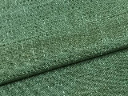 平和屋着物▽上質な紬 単衣 色無地 青磁色 正絹 逸品 未使用 AAAV8464fy