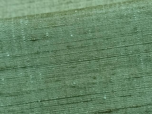 平和屋着物▽上質な紬 単衣 色無地 青磁色 正絹 逸品 未使用 AAAV8464fy