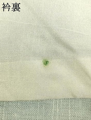 平和屋着物▽小千谷紬 単衣 草花文 正絹 逸品 AAAV8466fy