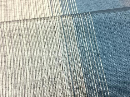 平和屋着物▽上質な紬 単衣 縞 正絹 逸品 AAAV8497fy