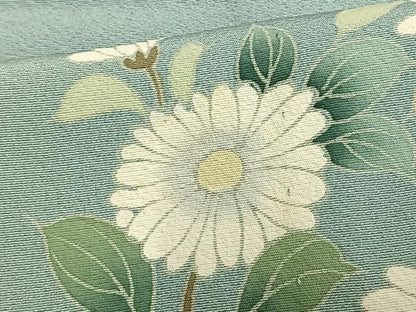 平和屋着物▽訪問着　単衣　枝花文　暈し染め　正絹　逸品　AAAV8499fy