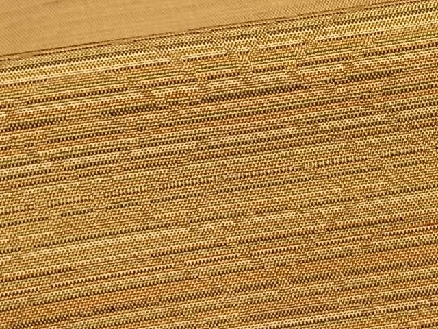 平和屋着物▽訪問着 単衣 紬地 道長扇文 正絹 逸品 AAAV8510fy