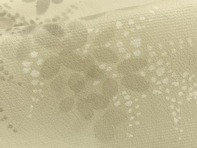 平和屋着物▽訪問着　単衣　作家物　手描き　草花文　暈し染め　正絹　逸品　AAAV8515fy