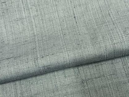 平和屋着物▽上質な紬 単衣 色無地 御召御納戸色 正絹 逸品 未使用 AAAV8517fy