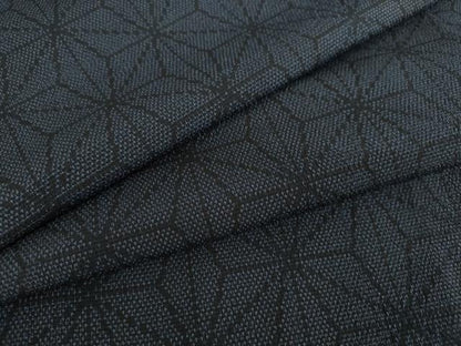 平和屋着物●本塩沢 麻の葉文様 正絹 逸品 AAAV8890ma