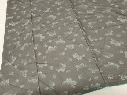 平和屋着物●上質な小紋 舞桜文 正絹 逸品 AAAV8989ma