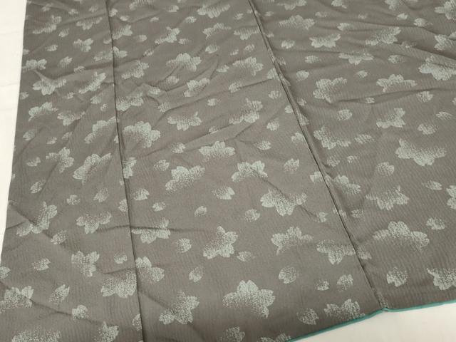 平和屋着物●上質な小紋 舞桜文 正絹 逸品 AAAV8989ma