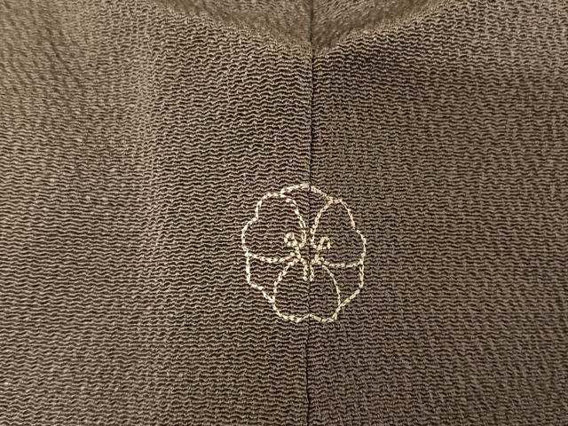 平和屋着物●訪問着　友禅　色紙花文　金彩　鬼しぼ縮緬　正絹　逸品　AAAV9010np