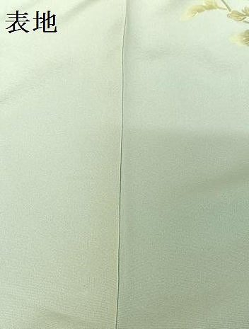 平和屋着物●十日町友禅　女流作家　遠田藤舟　訪問着　草花文　正絹　逸品　未使用　AABI0005cs