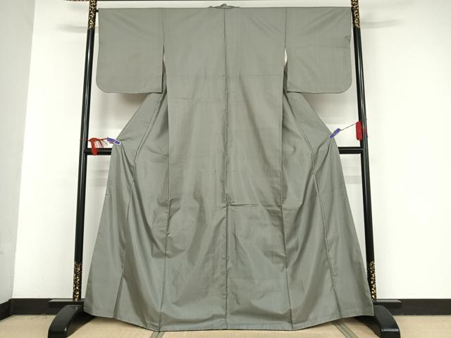 平和屋着物●上質な紬 十字絣 正絹 逸品 AAAV9045np