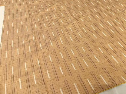 平和屋着物●上質なお召 縞 正絹 逸品 AAAV9056np