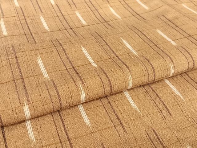 平和屋着物●上質なお召 縞 正絹 逸品 AAAV9056np