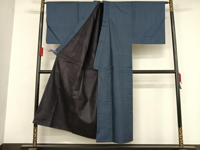 平和屋着物●男性 紬 アンサンブル 亀甲絣 証紙付き 正絹 逸品 AAAV9071np