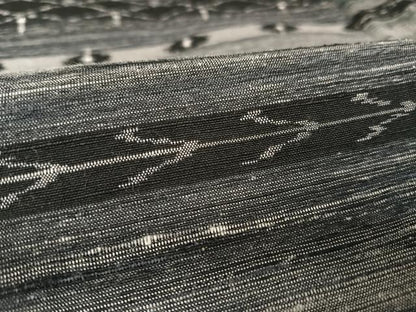 平和屋着物●上質な紬 横段文 正絹 逸品 AAAV9100np