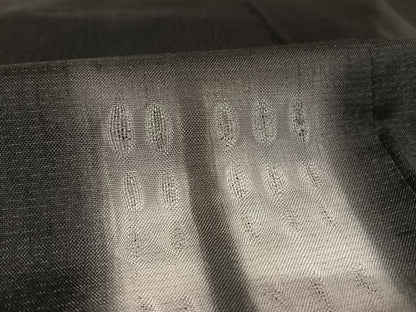 平和屋着物●十日町 名門青柳謹製　櫛引織　紬　色紙文　正絹　逸品　AAAV9128np