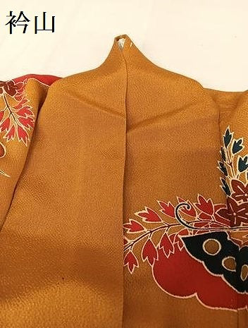 平和屋着物●豪華振袖・長襦袢セット 紅型 舞蝶草花文 鬼しぼ縮緬 正絹 逸品 AAAV9132np