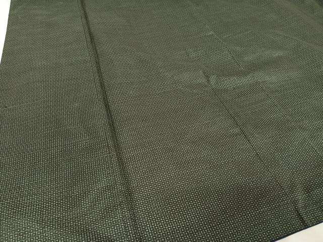 平和屋着物●男性　本場大島紬　アンサンブル　兵児帯・羽織紐セット　80亀甲　総詰め　正絹　逸品　AAAV9133np