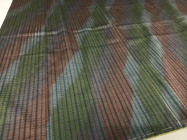 平和屋着物●上質な紬 縞 正絹 逸品 未使用 AAAV9158np