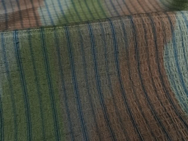 平和屋着物●上質な紬 縞 正絹 逸品 未使用 AAAV9158np
