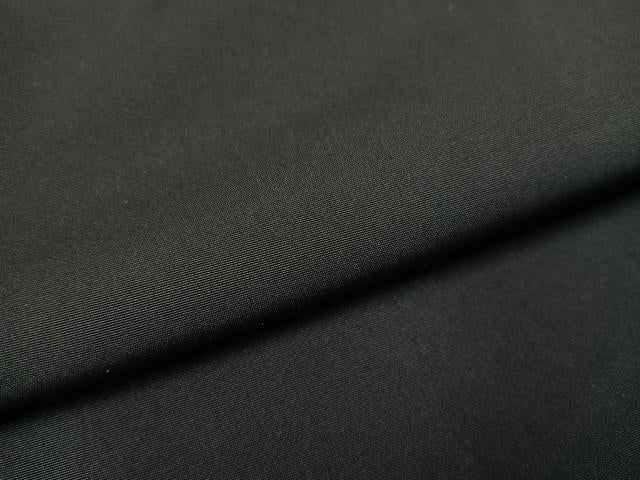 平和屋着物●男性　黒紋付　正絹　逸品　AAAV9400ph