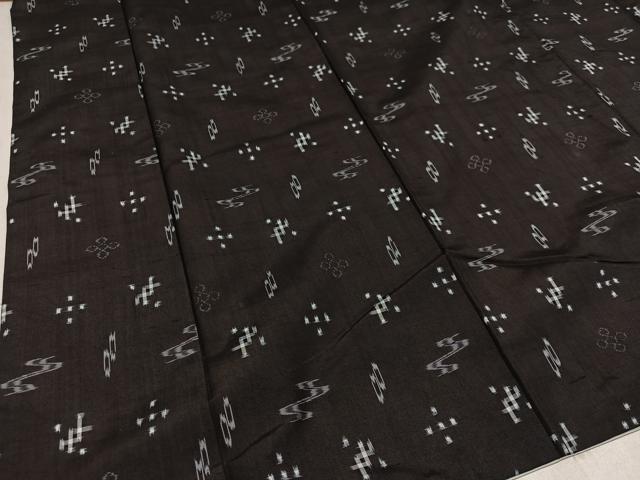 平和屋着物●綿琉球　琉球絣紋様　綿　逸品　AAAV9414ph