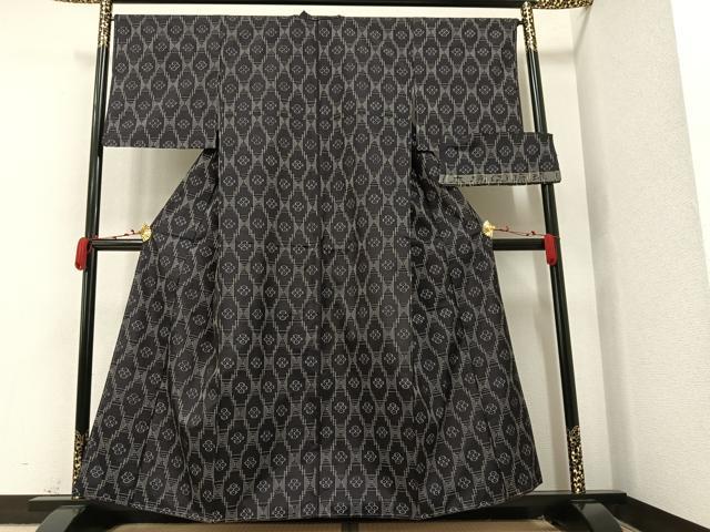 平和屋着物●本場琉球絣　正絹　逸品　未使用　AAAV9417ph