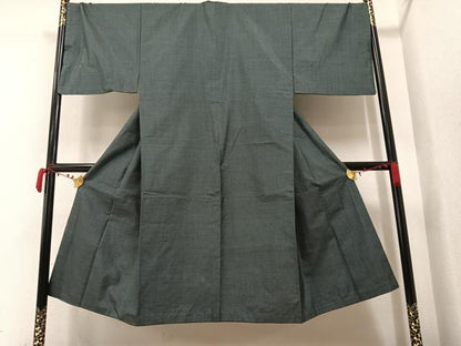 平和屋着物●男性　本場大島紬　アンサンブル　100亀甲　総詰め　正絹　逸品　AAAV9423ph