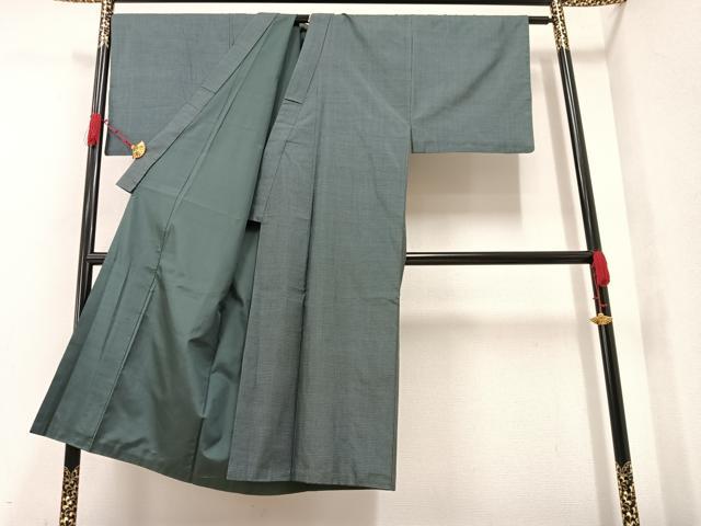 平和屋着物●男性　本場大島紬　アンサンブル　100亀甲　総詰め　正絹　逸品　AAAV9423ph
