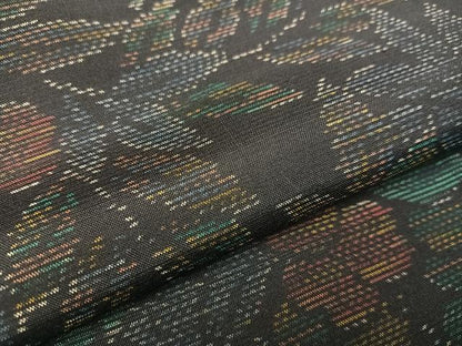 平和屋着物●本場大島紬 草木文 正絹 逸品 未使用 AAAV9424ph