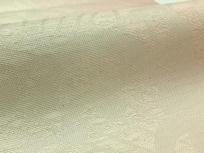 平和屋着物＊夏物　六通柄　本袋帯　立波文　銀糸　正絹　逸品　AAAV9475jh