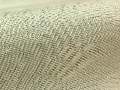 平和屋着物＊夏物　六通柄　本袋帯　立波文　銀糸　正絹　逸品　AAAV9475jh
