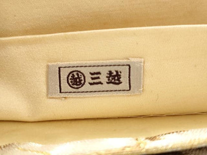 平和屋着物◎六通柄袋帯 立波文 金銀糸 三越扱い 正絹 逸品 AAAV9736dt